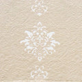 Axyaa European Jacquard Curtains: Elegant Cream Hollow Out Tulle Drapes for Home Decor