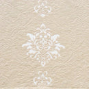 Axyaa European Jacquard Curtains: Elegant Cream Hollow Out Tulle Drapes for Home Decor