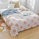 Axyaa Cotton Air-conditioning Bedspread Comforter for Twin Queen Size Bed