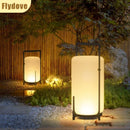 Axyaa Outdoor LED Solar Floor Lamp - Waterproof, Rechargeable, Stylish Garden Lighting