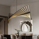 Axyaa Modern Nordic LED Chandelier for Living Room Dining Kitchen Office Décor