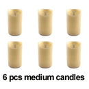 Axyaa Flameless LED Candles: Warm Glow for Home Decor, Ramadan Eid Festival Party