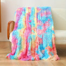 Axyaa Faux Fur Shaggy Blanket - Double-Sided Soft Luxury Throw for Couch-Sofa-Bed