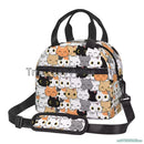 Axyaa Cute Cats Thermal Lunch Bag: Insulated Bento Tote for School & Office