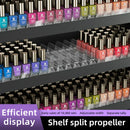 Axyaa Supermarket Shelf Pusher Propeller Display Rack for Lipsticks, Nail Polish, and Perfume