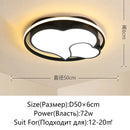 Axyaa LED Ceiling Light: Modern Minimalist Bedroom Chandelier for Living Room, Children's Room