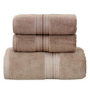 Axyaa Bamboo Towel Set: 2 Hand Face Towels, 1 Big Bath Towel for Cold Feeling, Sport Use