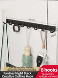 Axyaa Space Aluminum Kitchen Bathroom Hooks Storage Rack - Wall Hanging Household Accessories