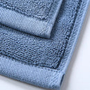 Axyaa Hotel Cotton Bath Mats in White, Red, Blue - High Quality, Thicken Design