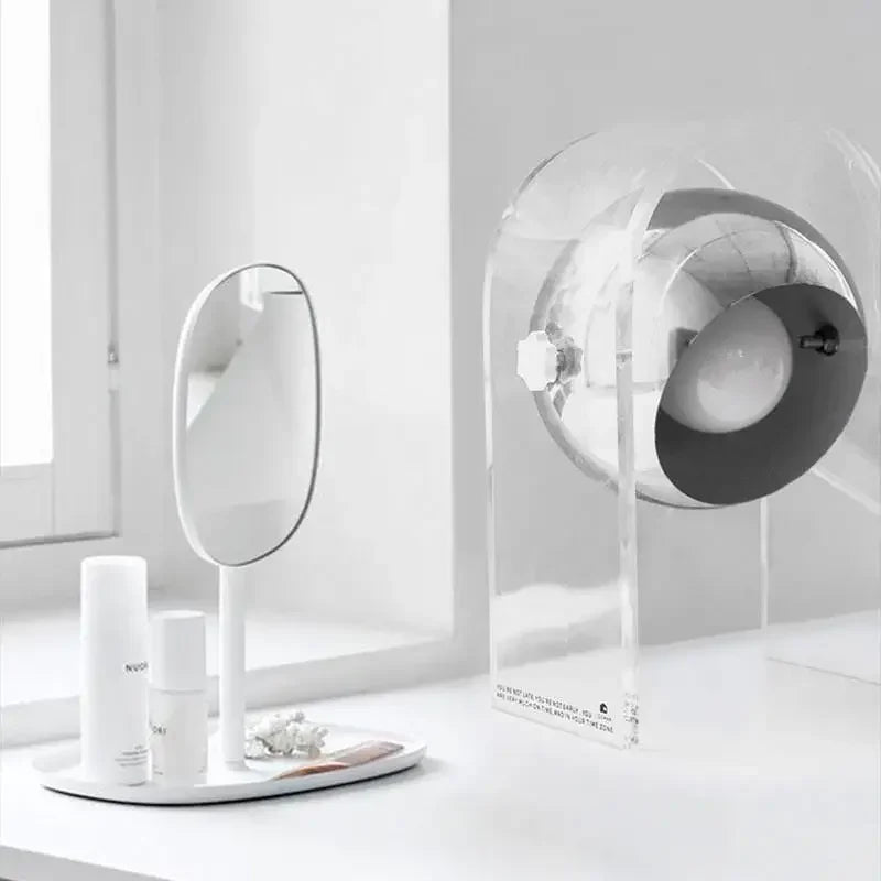 Axyaa Acrylic Bedside Table Lamp for Modern Living Rooms