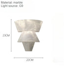 Axyaa Marble Wall Light: Luxury Spanish Design for Living Room, Bedroom, Corridor.