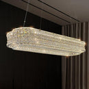 Axyaa Luxury Crystal Chandelier Ceiling Lamp for Family Villas, Living Rooms & Dining Rooms