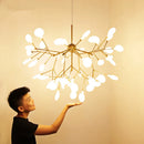 Axyaa LED Tree Branch Chandelier Kitchen Bar Lighting Art Decor Hanging Light Fixtures