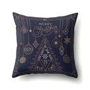 Axyaa Christmas Santa Claus Print Pillow Cover 45X45CM