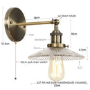 Axyaa Industrial Loft LED Wall Lights for Coffee Porch Bathroom Mirror Stairs Bedroom
