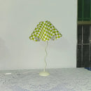 Axya Vintage Wiggle Lamp with Petal Shade and Metal Base, E14/E27 Bulb Options