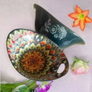 Axyaa Bohemian Ceramic Salad Bowl Set - 2PCS