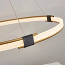 Axyaa Circular Main Light Chandelier - High-end Designer Lighting for Dining Room & Bedroom