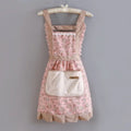 Axyaa Floral Kitchen Apron with Pocket - Sleeveless & Breathable