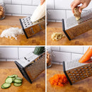Axyaa 4-Sided Standing Cheese Grater & Vegetable Slicer