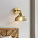 Axyaa Japanese Style Copper Glass LED Wall Lamp for Home Decor
