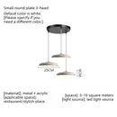 Axyaa Nordic LED Saucer Pendant Light for Dining Room