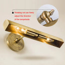 Axyaa Copper Wall Lamp for Bathroom Mirror Lighting in Living Room Aisle & Exhibition Hall