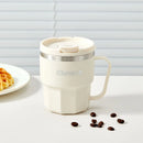 Axyaa Stainless Steel Double-Walled Insulated Coffee Mug - Leak-proof Reusable Water Cup