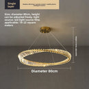 Axyaa Nordic Crystal Chandelier for Luxury Living Room & Dining Room
