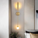 Axyaa Minimalist Wall Lamp for Living Room Bedroom Nordic Hotel Coffee Shop
