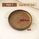 Axyaa Bamboo Fruit Tray & Tea Table - Modern Coffee Corner Stand
