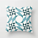 Axyaa Geometric Print Cushion Pillowcase 45x45cm for Home Decor