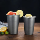 Axyaa Stainless Steel Retro Coffee Cups Office Tea Beer Mug Portable Picnic Drinkware