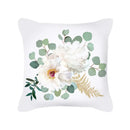 Axyaa Modern Flowers Printed Cushion Cover 45x45cm - Nordic Spring Farmhouse Decor