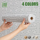 Axyaa Self-Adhesive Sxp Linen Foam Wall Stickers 2mm Thick - Easy Renovation for Indoor Spaces