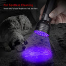 Axya 395nm UV Blacklight Detector for Dog Urine, Pet Stains, Bed Bug - Black Light