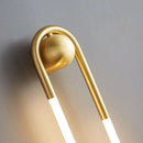 Axyaa Ellipse Wall Lights: Gold, Black, Copper, White; 3 Color Temperature Dimming