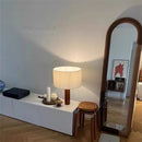 Axyaa Wabi Sabi Wood Table Lamps - Minimalist Fabric Decorative Lamp