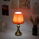 Axyaa Ironwork Golden LED Desktop Lamp - USB Plug, Touch Dimming, Creative Design