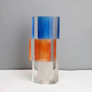Axyaa Geometric Clear Crystal Mosaic Vase Flower Pot Home Decor