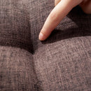 Axyaa Cotton Linen Tatami Floor Pillow - Thick Seating Mat Pad