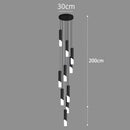 Axyaa Staircase Chandeliers LED Pendant Light for Modern Home Decor