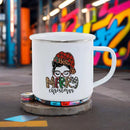 Axyaa Santa Pattern Christmas Coffee Mug Gift Set