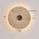 Axyaa Nordic Terrazzo Marble Stone LED Wall Sconce for Modern Bedroom and Staircase