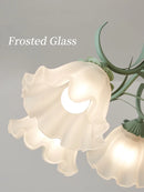 Axyaa French Retro LED Ceiling Chandelier Wall Lamp