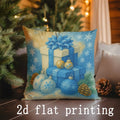 Christmas-themed Decorative Pillow Covers by Axyaa for Sofa, Bedroom & Car