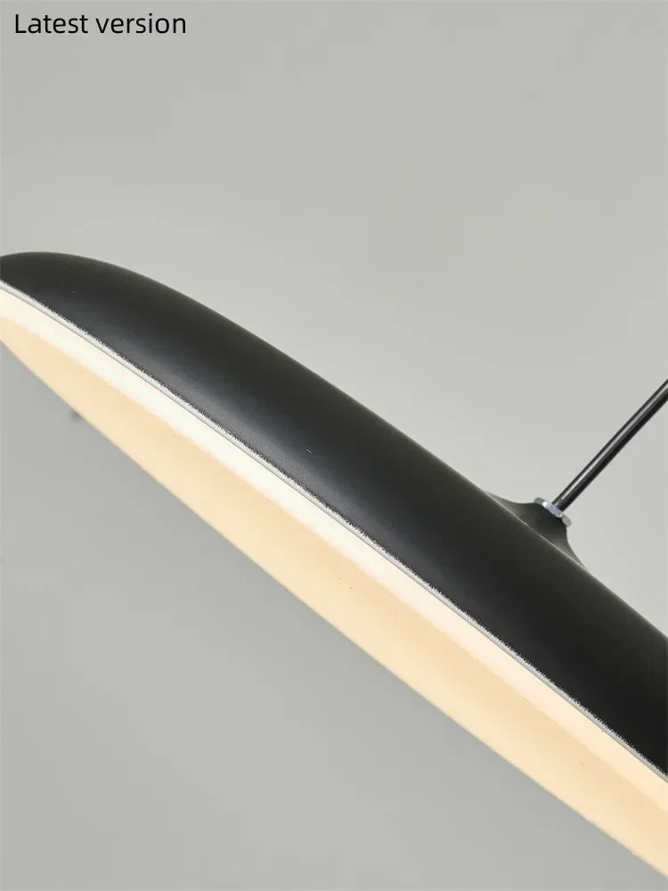 Axyaa Round Metal UFO Pendant Light: Modern Art Design for Home Decor