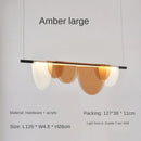 Axyaa Nordic Glass Lustre Pendant Lights for Bedroom and Dining Room