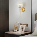 Axyaa LED Glass Wall Lampshade for Bedroom Living Room Home Decoration.