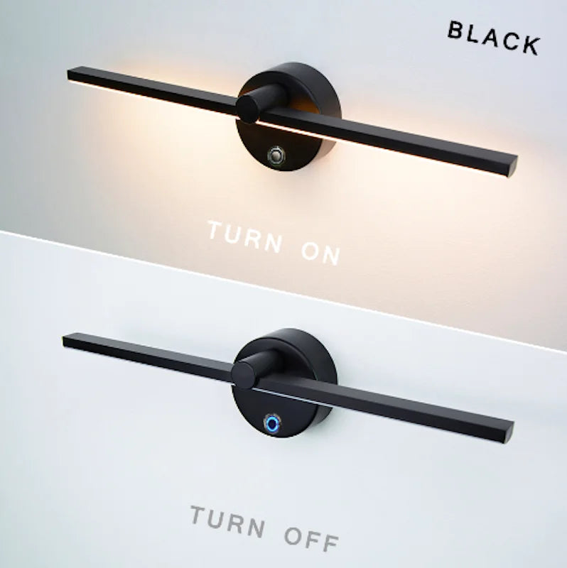 Axyaa Nordic LED Wall Lamp, 300° Rotation, 41CM Linear Vanity Light